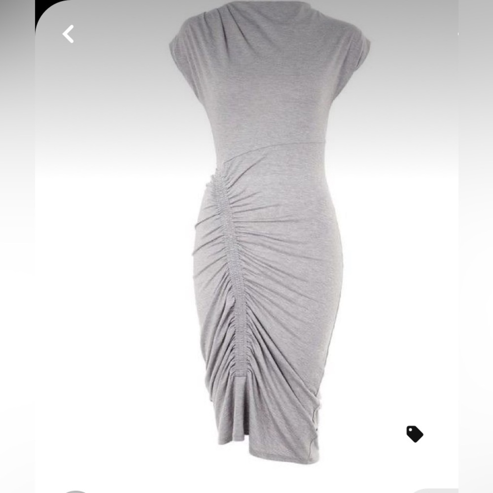 TOP SHOP ruched dress